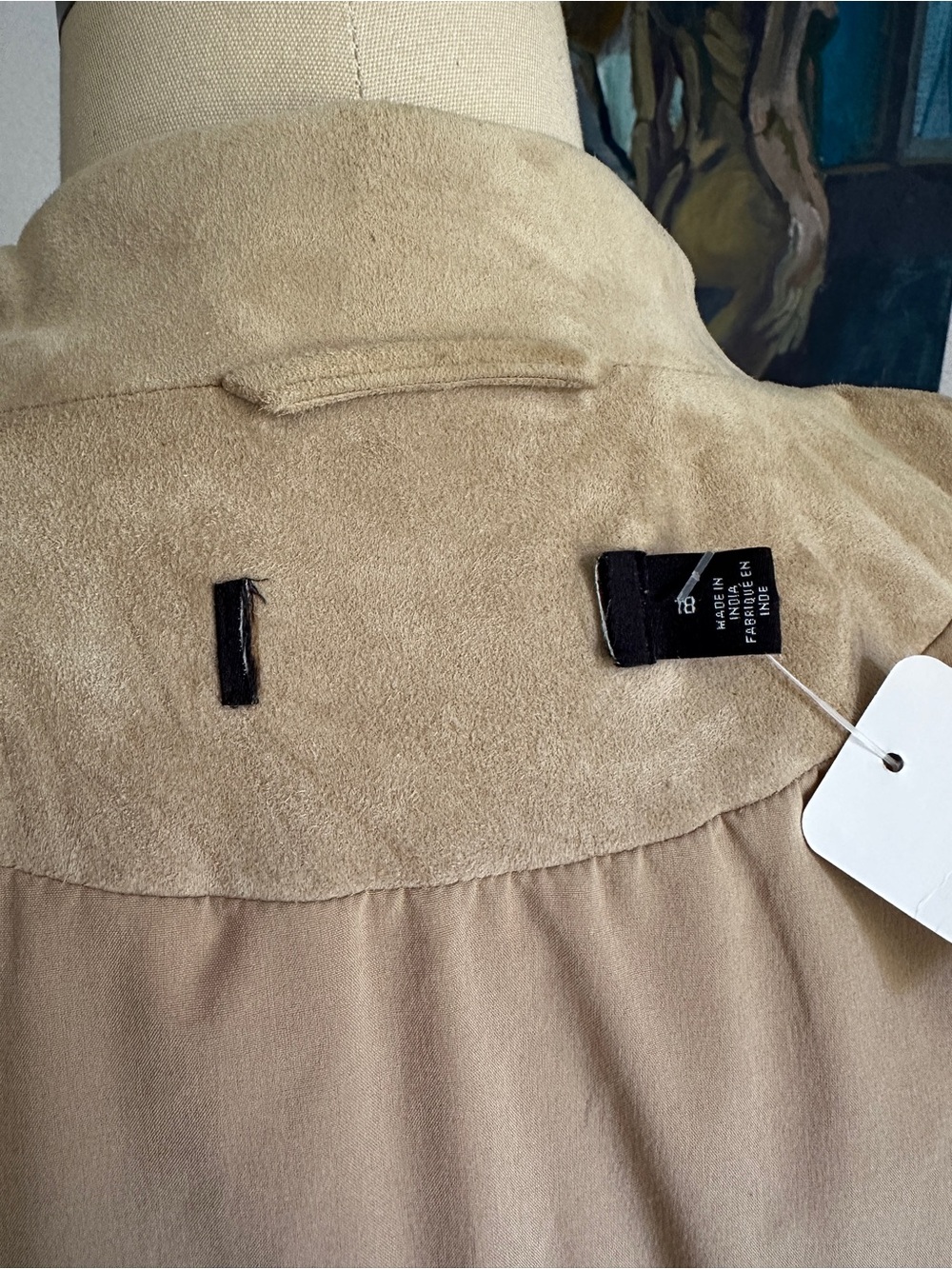 Ralph Lauren Beige Suede Fringe Jacket - Picture 4 of 6